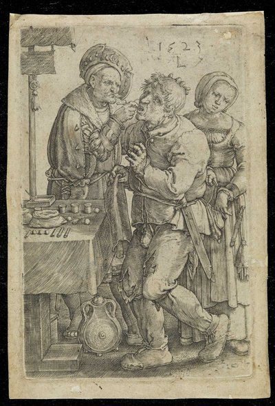 The Dentist by Lucas van Leyden